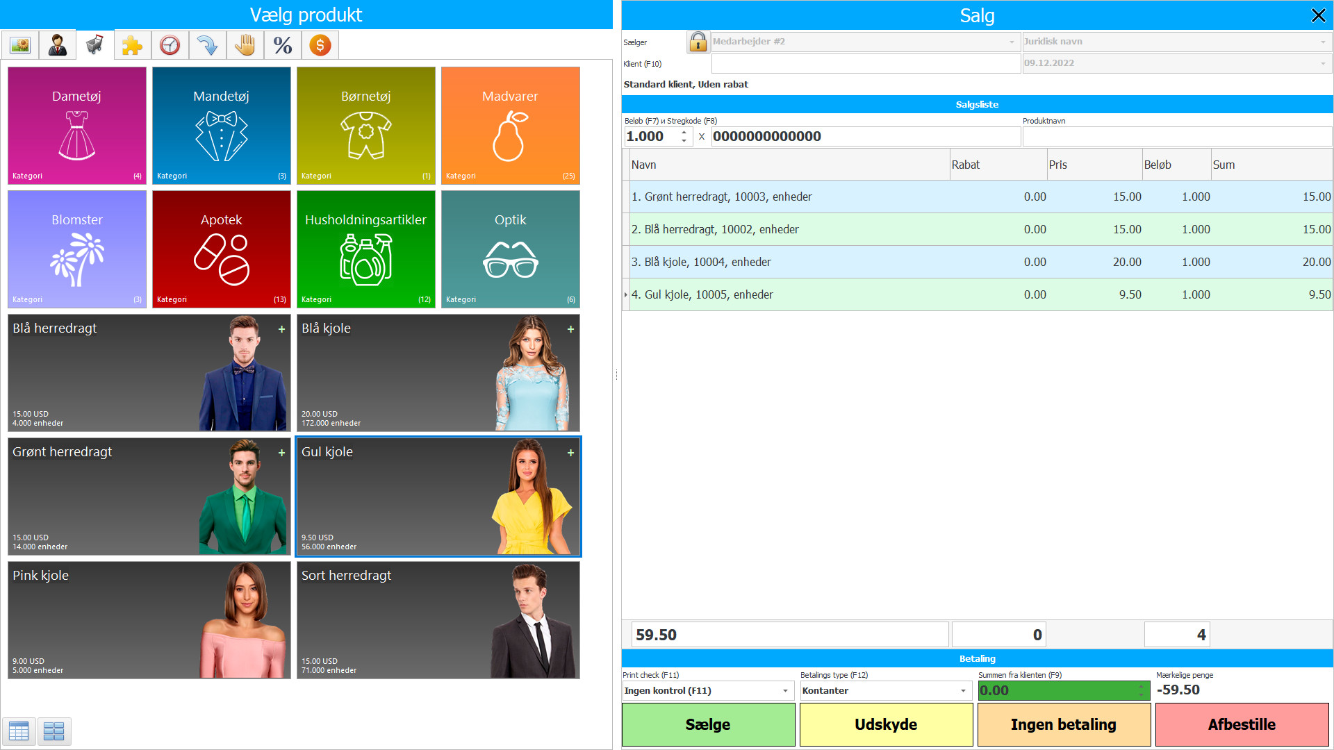 Program for handel og butik