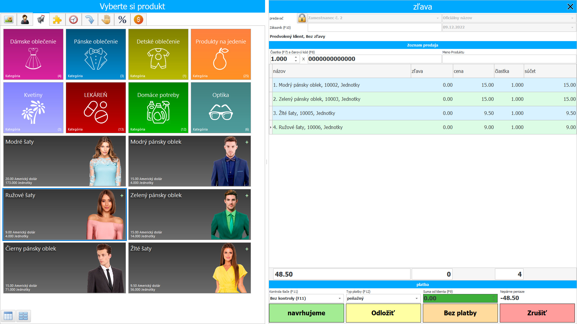 Program pre obchod a obchod